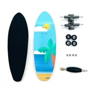 Finger Skate Longboard Plage