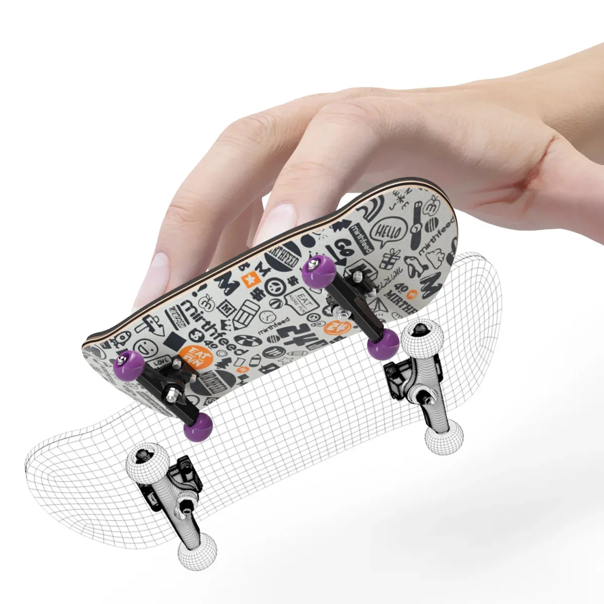 Finger Skate + Porte Clé – Image 2