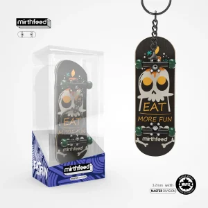 Finger Skate Tête de Mort + Porte Clé