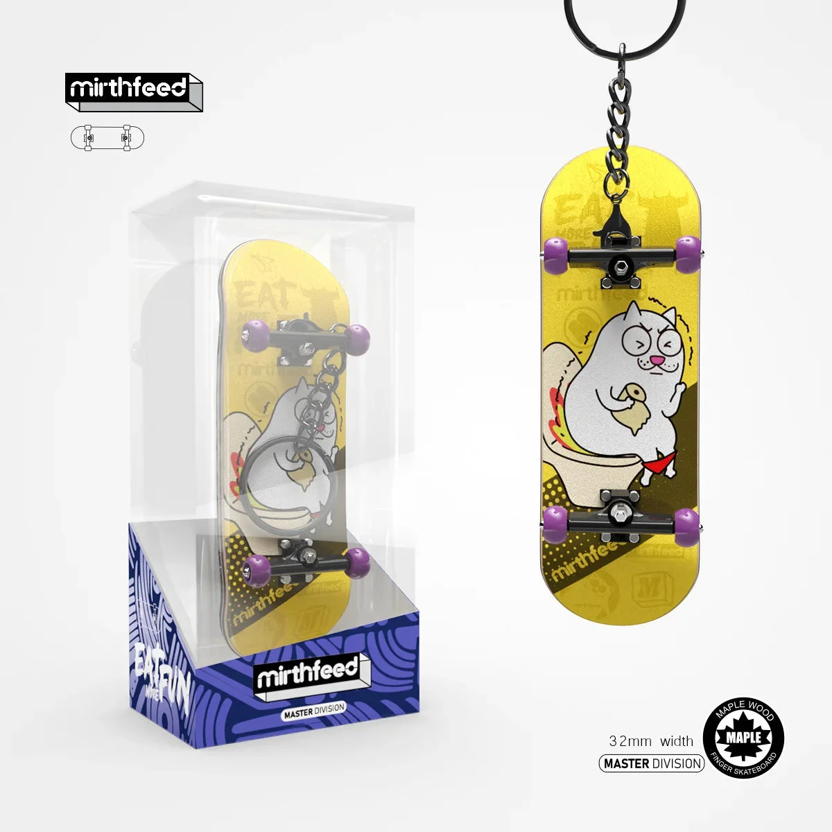 Finger Skate WC + Porte Clé