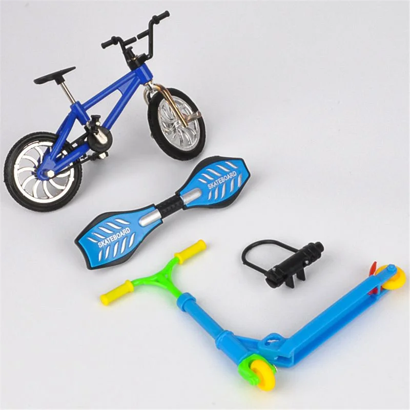 Pack Bleu Finger BMX, Waveboard, Finger Trottinette