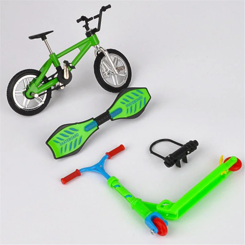 Pack Vert Finger BMX, Waveboard, Finger Trottinette
