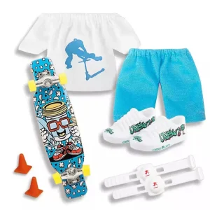Pack Finger Skate + Tenue bleu