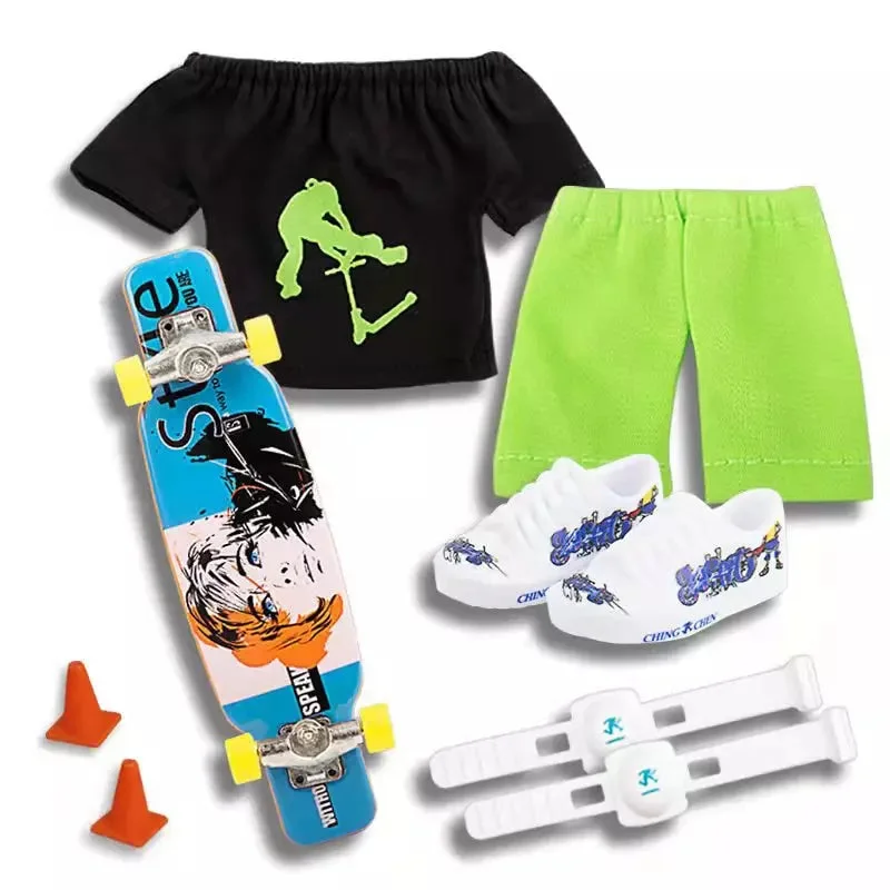 Pack Finger Skate avec tenue noire