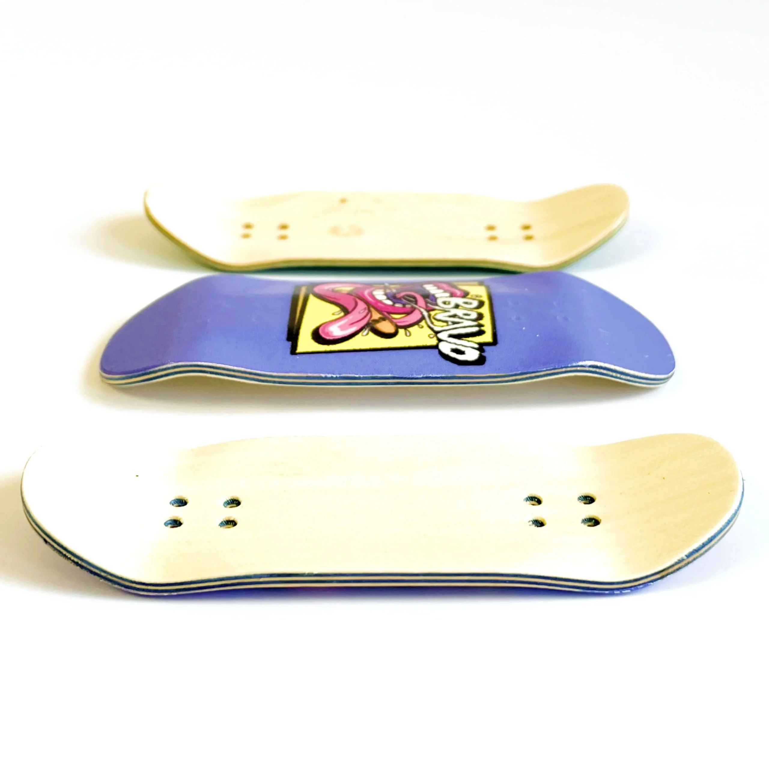 Design de la Planche Finger Skate Bravo