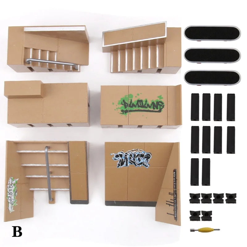 SkatePark Finger Skate B en action