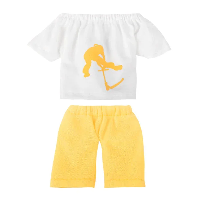 Finger Skate avec Tenue Jaune