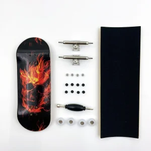 Finger Skate Pro Fire Skull