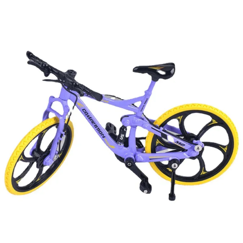 Vélo Miniature Violet et Jaune