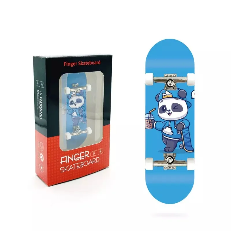 Finger Skate Panda Bleu