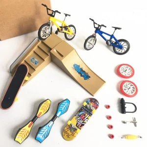 Pack: 2 Finger Skate, 2 Finger BMX, Mini Rampe Escalier